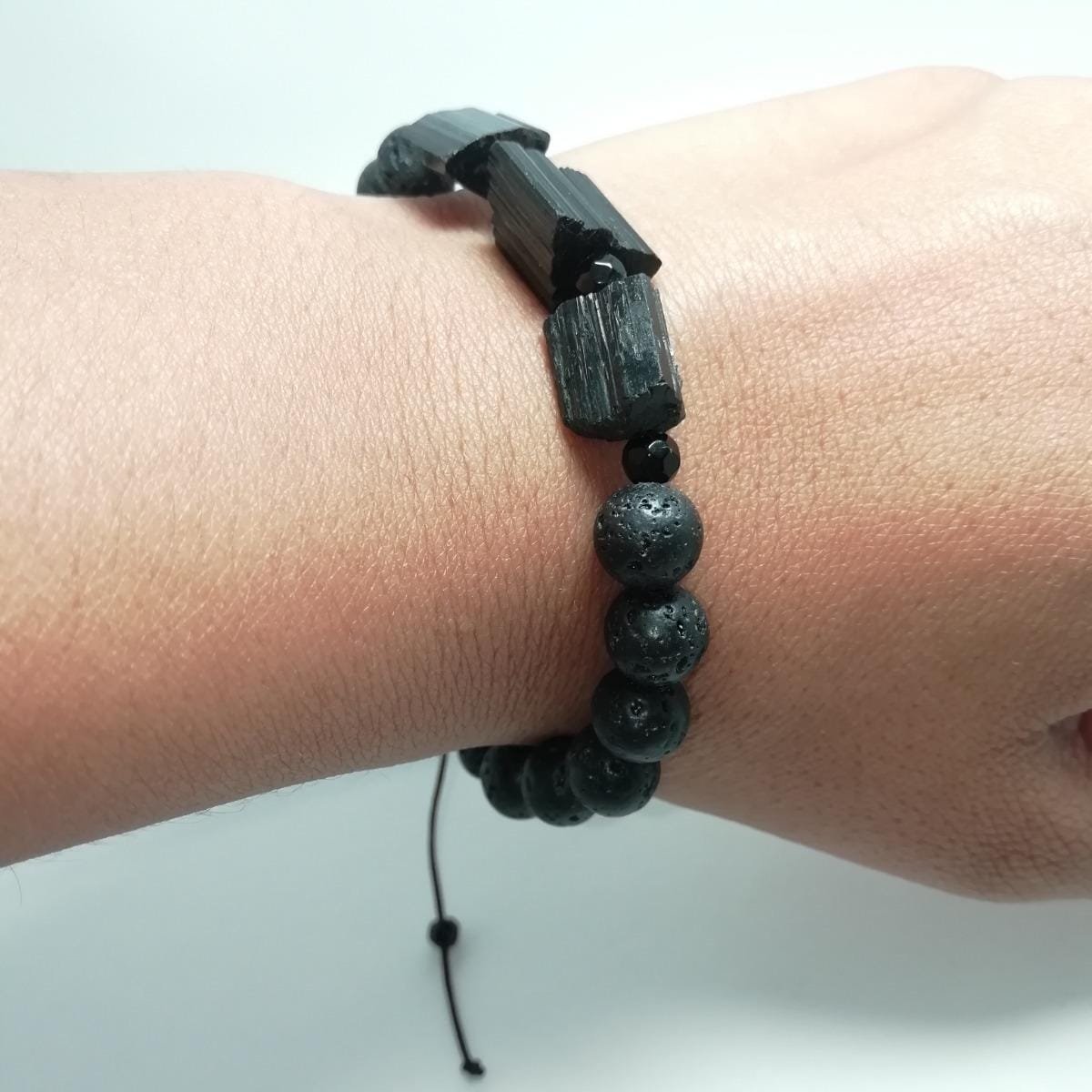 Pulseras Para Pareja Turmalina Negra Volcanica - Image 5