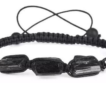 Pulsera Turmalina Negra y Onix Mate