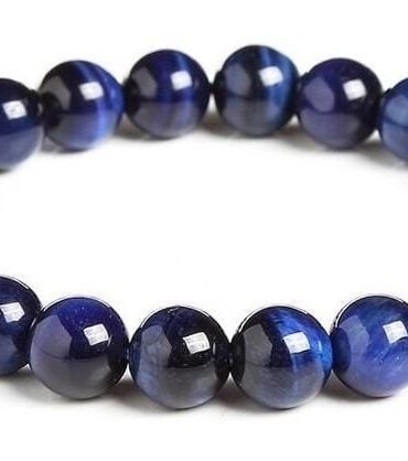 Pulsera Ojo De Tigre Azul