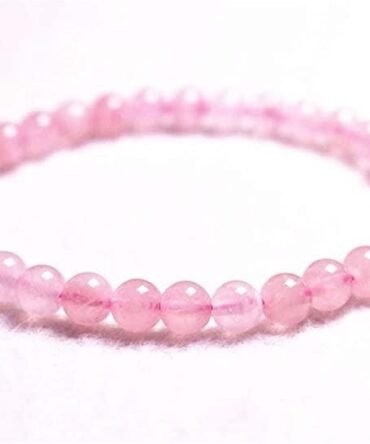 Pulsera Cuarzo Rosa Elástica 6mm