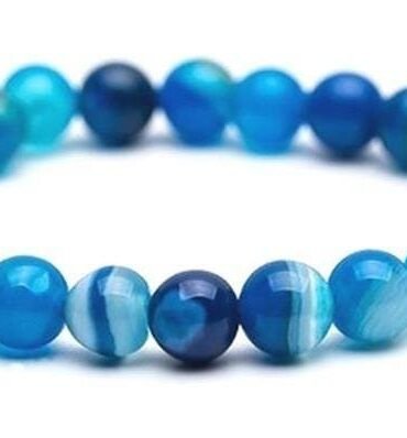 Pulsera Agata Azul
