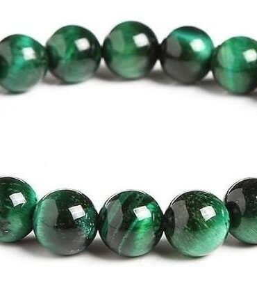 Pulsera Ojo De Tigre Verde