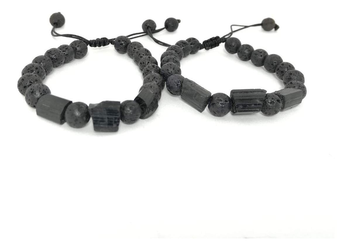 Pulseras Para Pareja Turmalina Negra Volcanica - Image 6