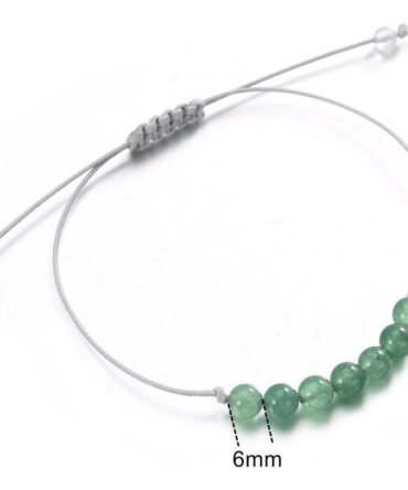 Pulsera Jade Verde 6mm