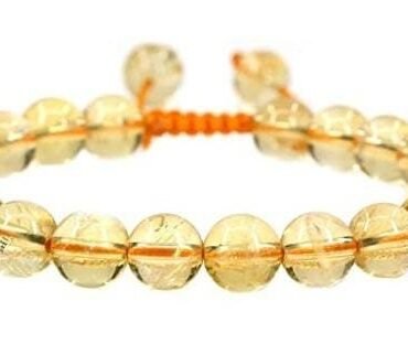 Pulsera Cuarzo Citrino 8mm