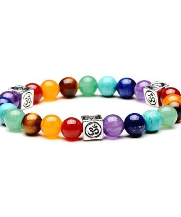Pulsera 7 Chakras Separador Om