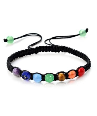 Pulsera 7 Chakras Macramé 6mm