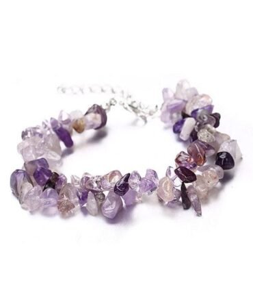 Pulsera Cuarzos Chips Doble