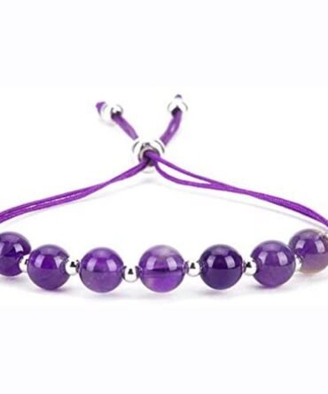 Pulsera Piedras Con Separadores Plata Ley 925