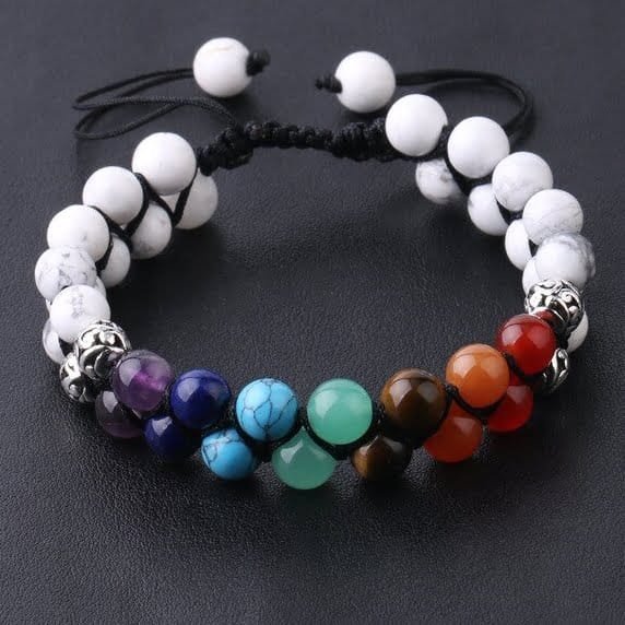 Pulsera 7 Chakras Doble 8mm - Image 5