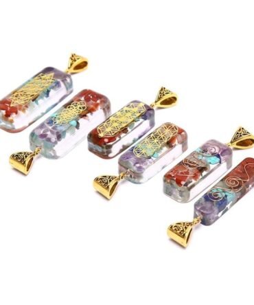 Collar Orgonita 7 chakras Alargado