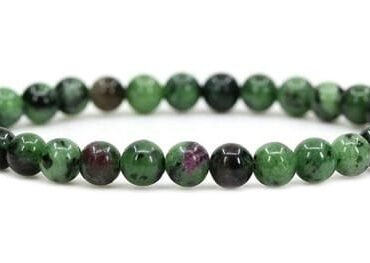 Pulsera Rubí Zoisita 6mm