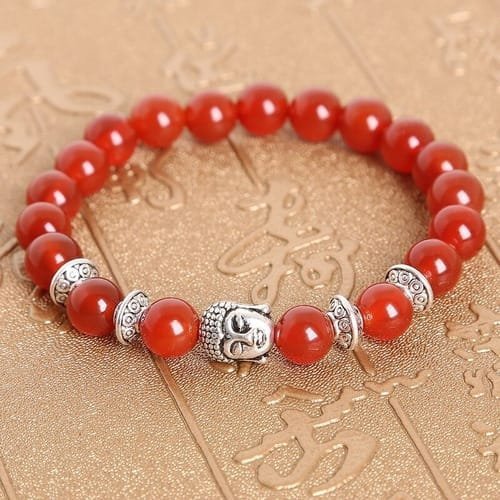 Set x3 Pulseras Cornalina Buda Separadores - Image 6