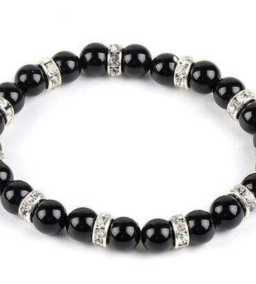 Set x2 Pulseras Ónix Con Separadores