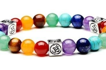 Pulsera 7 Chakras Separador Om