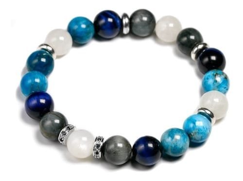 Pulsera Apatita Piedra Luna Labradorita