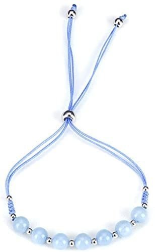 Pulsera Aguamarina Separadores Plata - Image 2