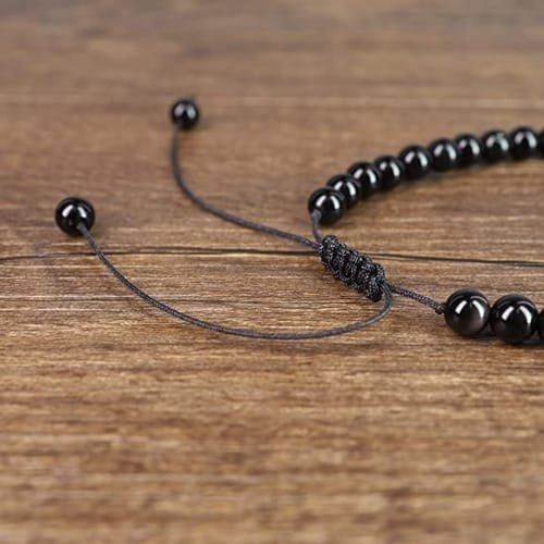 Collar Ónix 7 Chakras Reiki Protección 6mm - Image 2