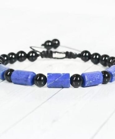 Pulsera Lapislázuli Turmalina Negra
