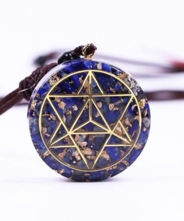 Collar Orgonita Merkaba Lapislázuli