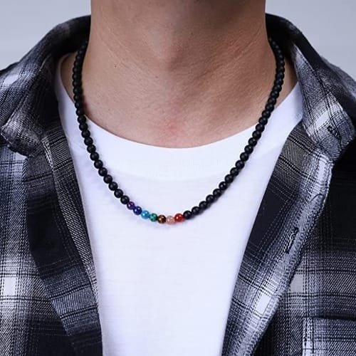 Collar Piedra Natural para los 7Chakras Con Piedra Mate - Image 5