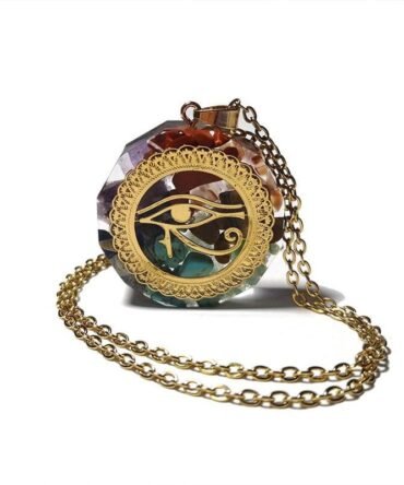 Collar Orgonita 7 chakras Cadena Acero