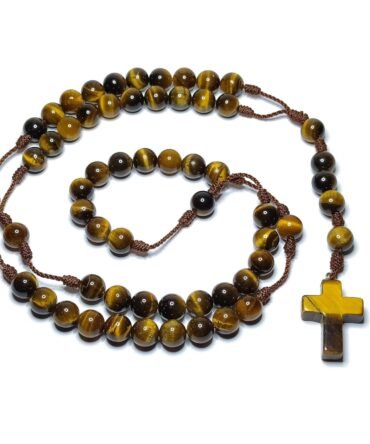 Rosario Camándula Ojo de Tigre