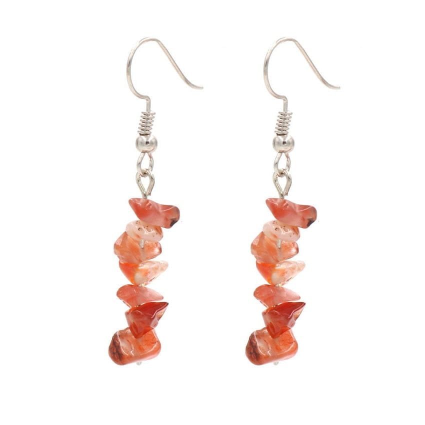 Aretes De Plata Con Piedra Chips - Image 10