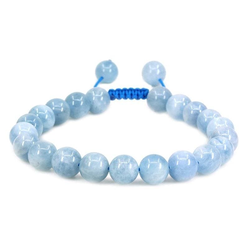 Pulsera Aguamarina Ajustable