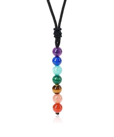 Collar Colgante Cuentas 7chakras