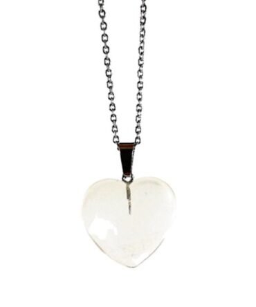 Collar Corazon Cuarzo Cristal