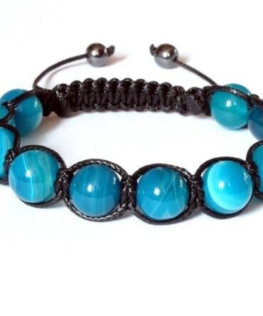 Pulsera Ágata azul 10mm