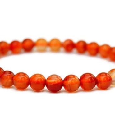 Pulsera Agata Naranja 6mm