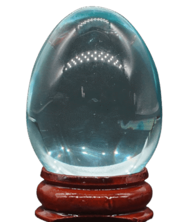 Huevo Yoni Obsidiana Azul Verde