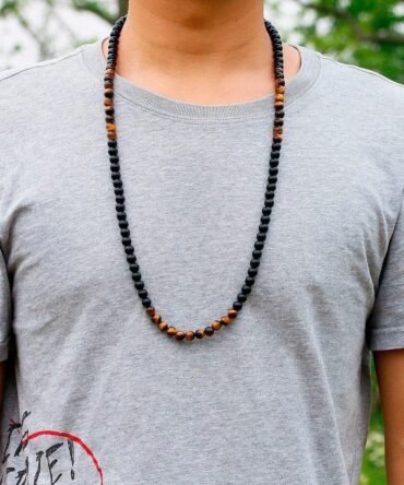 Collar Largo Hombre 8mm