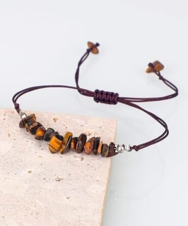 Pulsera Ojo De Tigre Minimalista