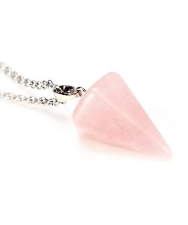 Collar Péndulo Cuarzo Rosa