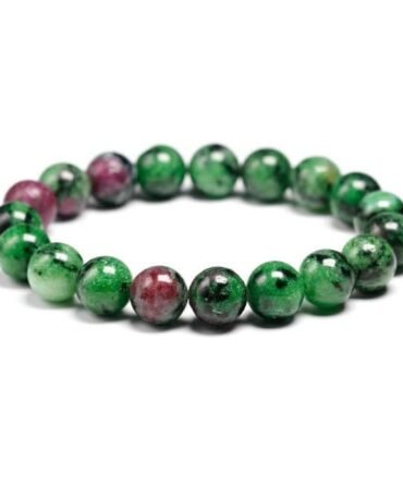 Pulsera Rubi Zoisita Elástica