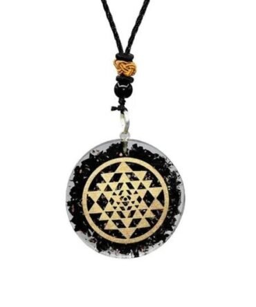 Collar Orgonita Turmalina Negra Sri Yantra