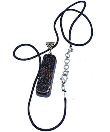 Collar Orgonita Shungit Alargada 15*45